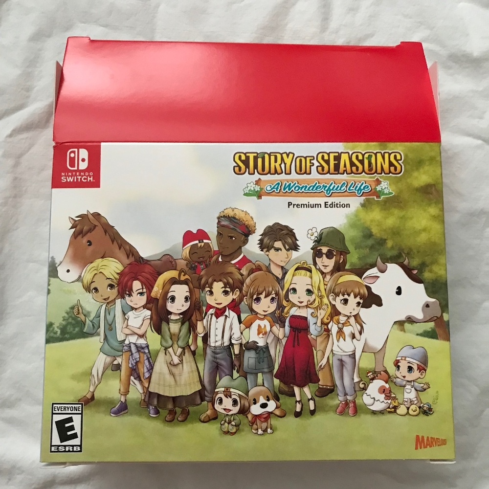 Nintendo Switch Marvelous BOX ONLY Story of Seasons A Wonderful Life NO GAME